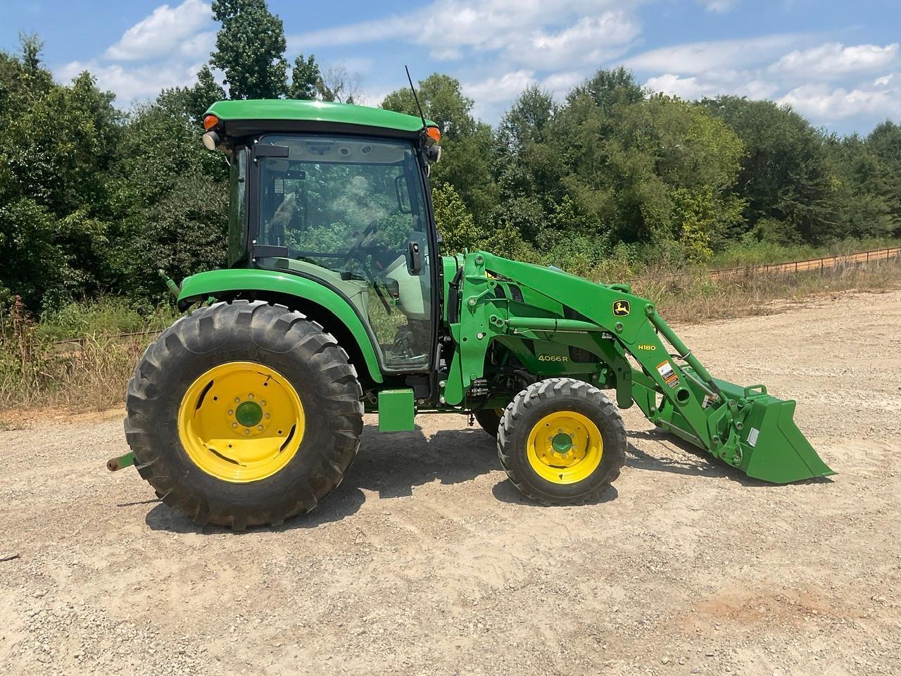 John Deere 4066R Tractor w/ JD H180 Loader