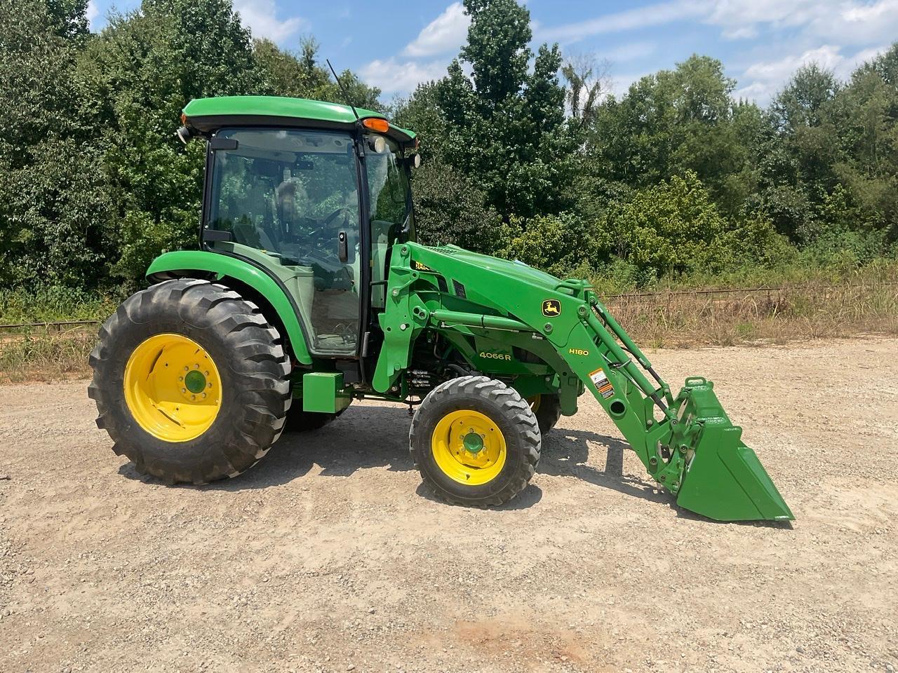 John Deere 4066R Tractor w/ JD H180 Loader