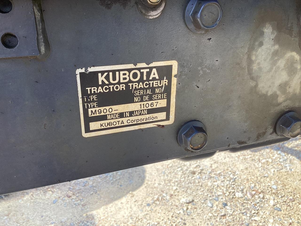 2002 Kubota M9000 Tractor