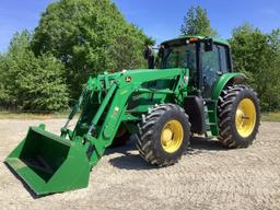 John Deere 6150M MFWD Tractor W/ JD H360 Front Loader