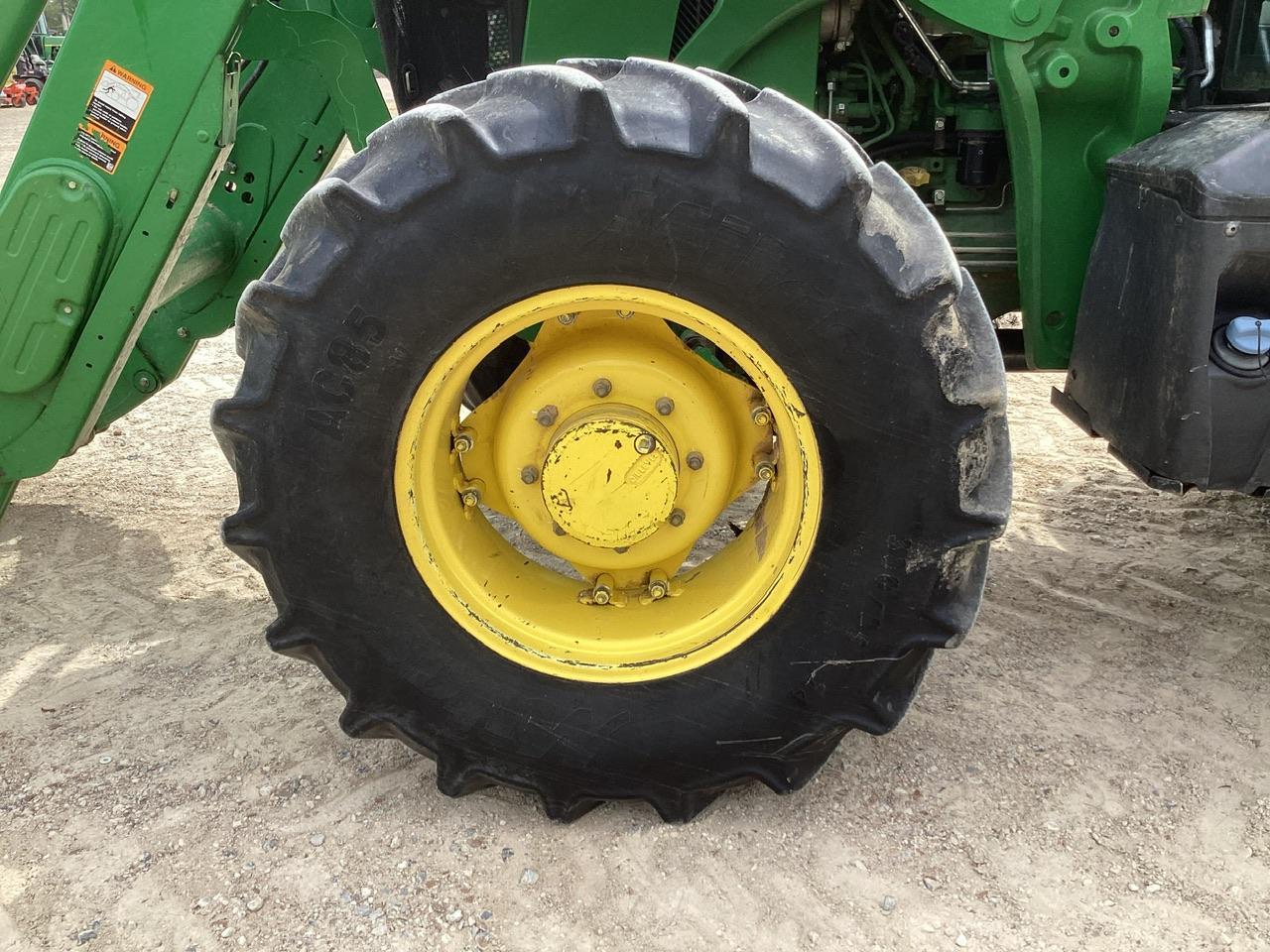 2021 John Deere 6105E Tractor W/ JD H310 Loader