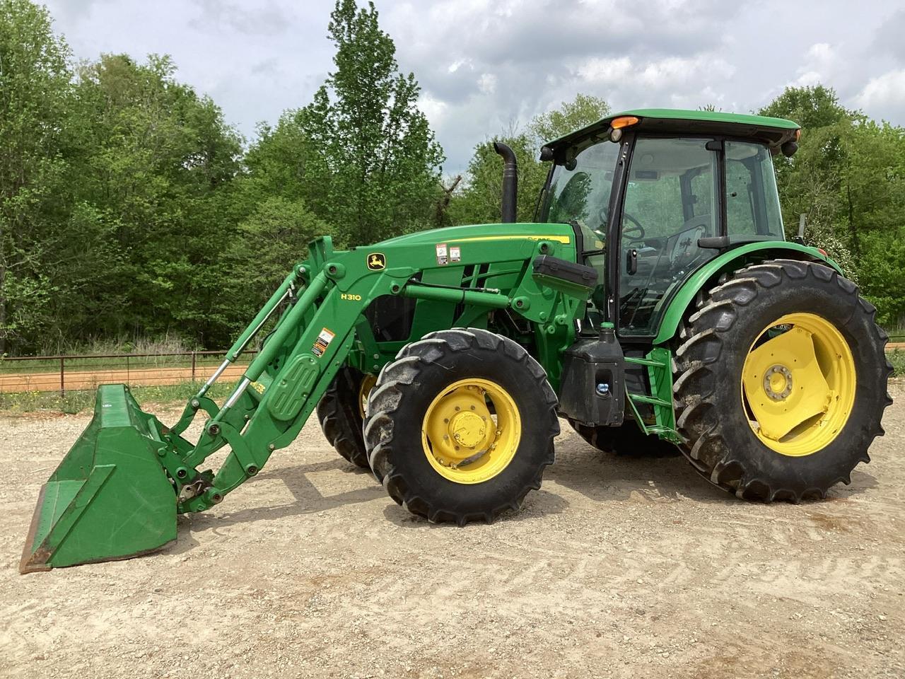 2021 John Deere 6105E Tractor W/ JD H310 Loader