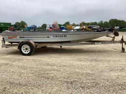 Glasport Bass Boat With Trailer