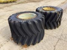 (2) Firestone 54X37-25 Rims and Tires