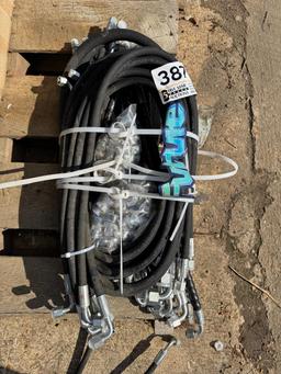 Stack of Hydraulic Hoses