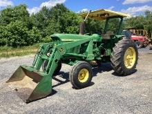 John Deere 4020 Tractor w/ JD 148 Front End Loader