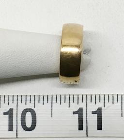 18K GOLD 7mm Ring