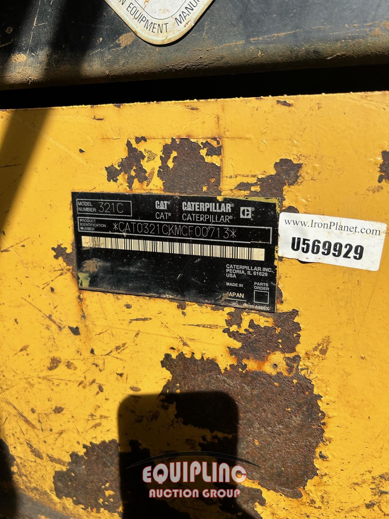 2005 CATERPILLAR 321 CLCR EXCEVATOR