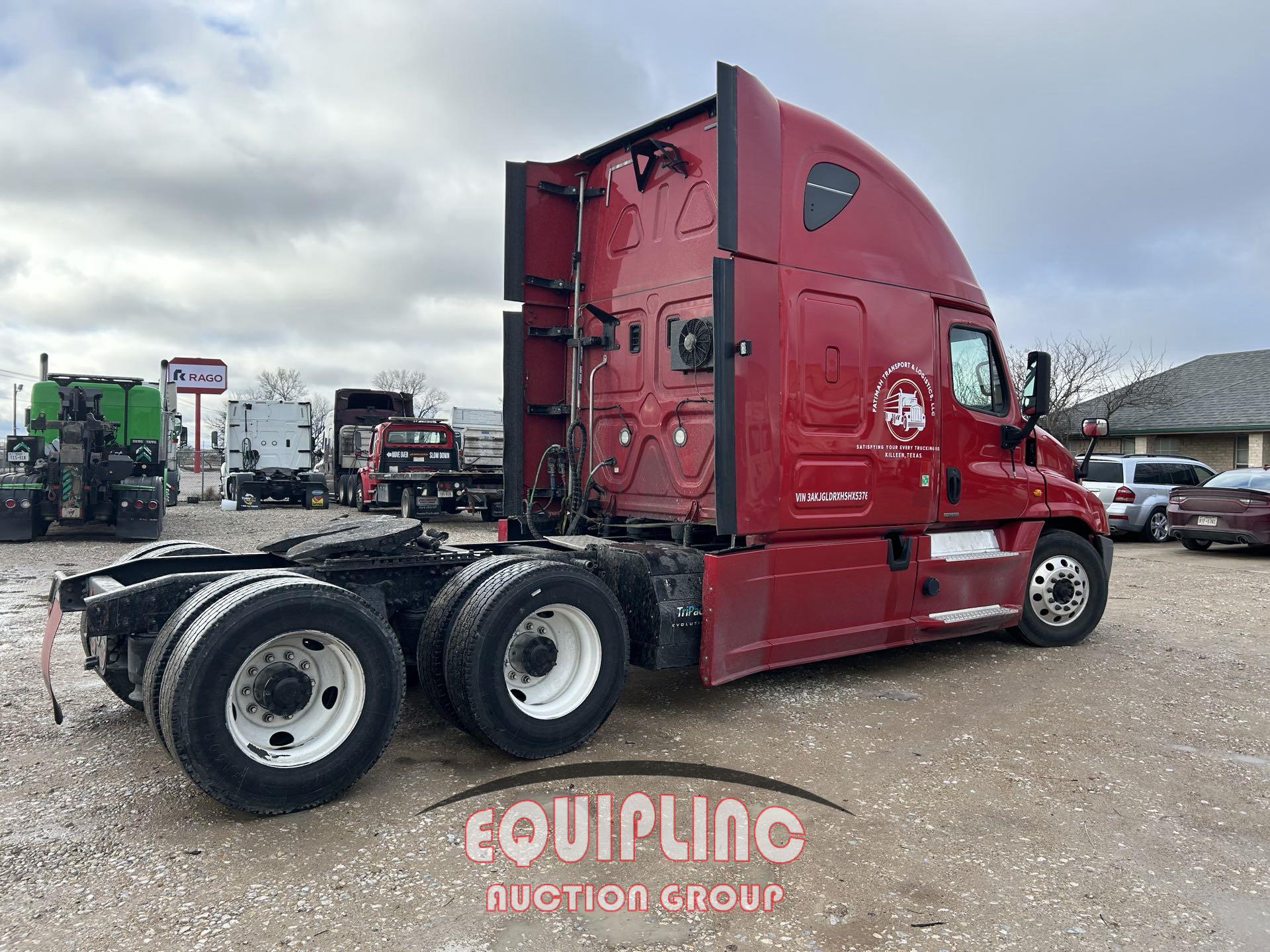 2017 FREIGHTLINER CASCADIA CA125SLP TANDEM AXLE SLEEPER