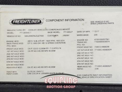 2018 FREIGHTLINER PT126SLP TANDEM AXLE SLEEPER