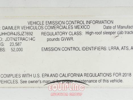 2018 FREIGHTLINER PT126SLP TANDEM AXLE SLEEPER