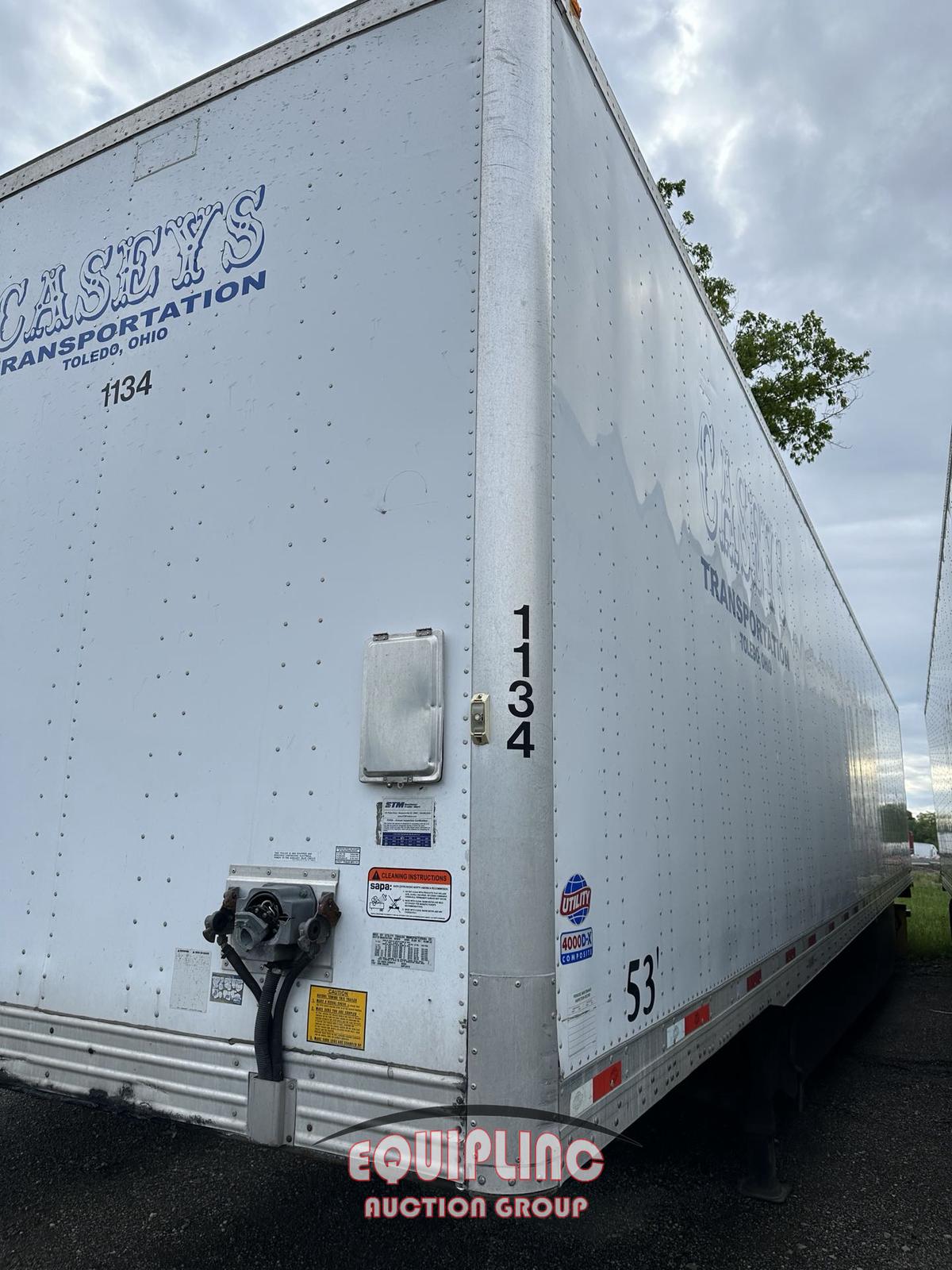 2017 UTILITY 53FT DRY VAN TRAILER