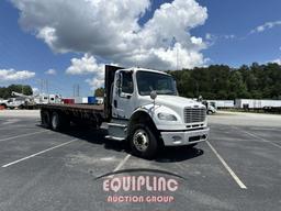 2012 FREIGHTLINER M2 106 24FT FLATBED TRUCK