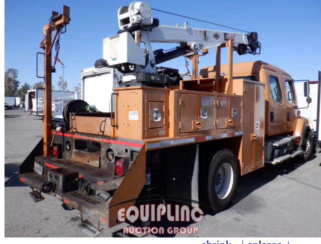 2008 FREIGHTLINER M2 UTILITY TRUCK WITH CRANE
