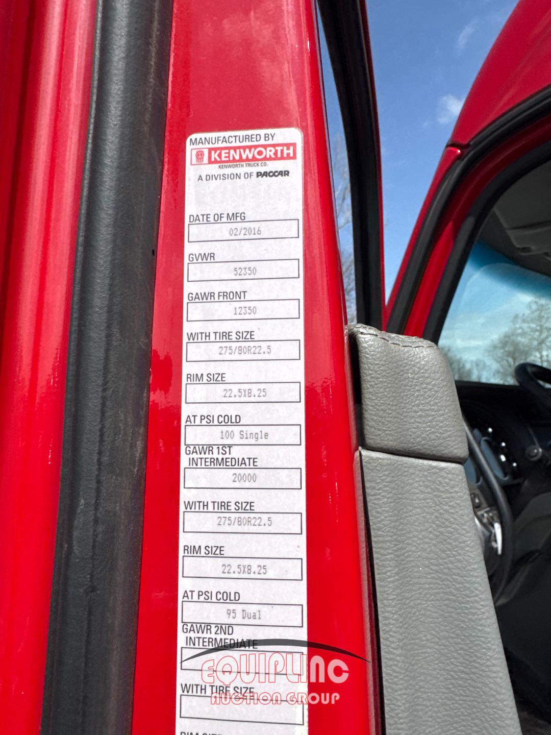 2017 KENWORTH T680 DOUBLE BUNK SLEEPER