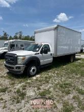 2016 FORD F550 BOX TRUCK