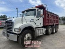 2014 MACK GRANITE GU713 TRI AXLE DUMP TRUCK