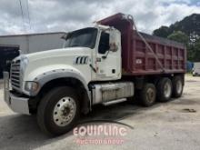 2016 MACK GU713 GRANITE TRI AXLE DUMP TRUCK