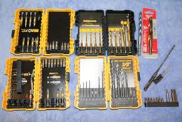 Assortment of drill bits