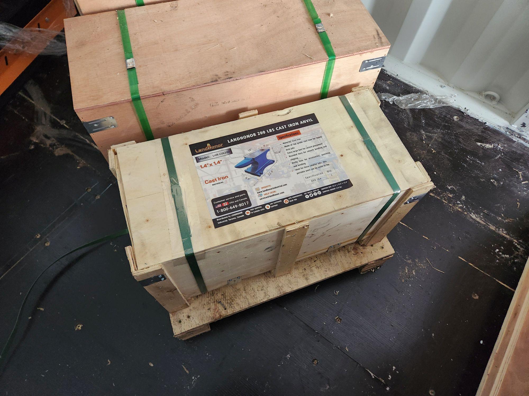 New 200 lb Anvil