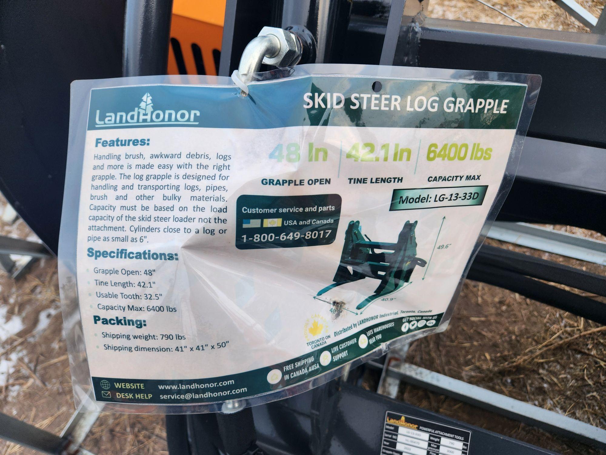 Land Honor Log Grapple