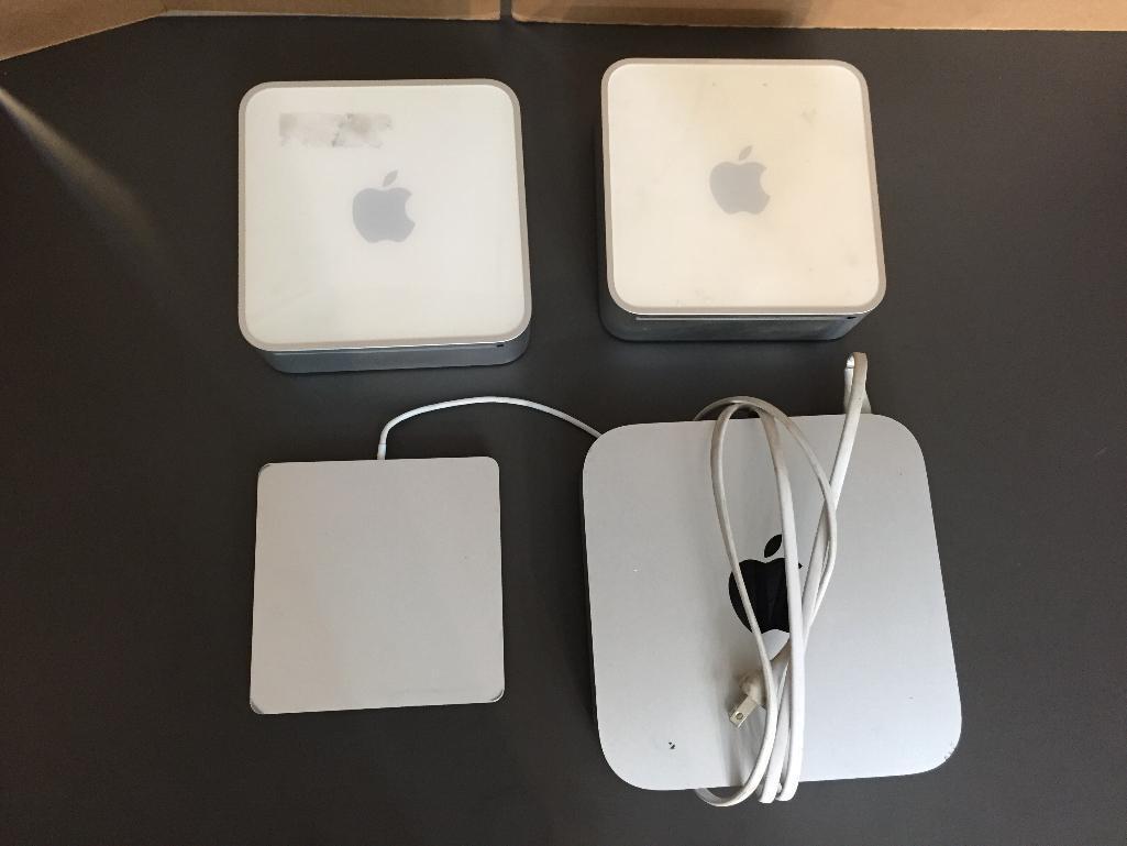 Apple A1176 A1347 Mac Minis & SuperDrive Portable DVD Drive 4pcs