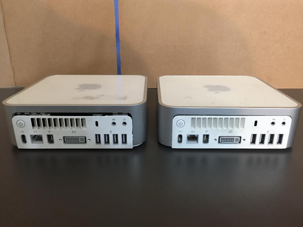Apple A1176 A1347 Mac Minis & SuperDrive Portable DVD Drive 4pcs