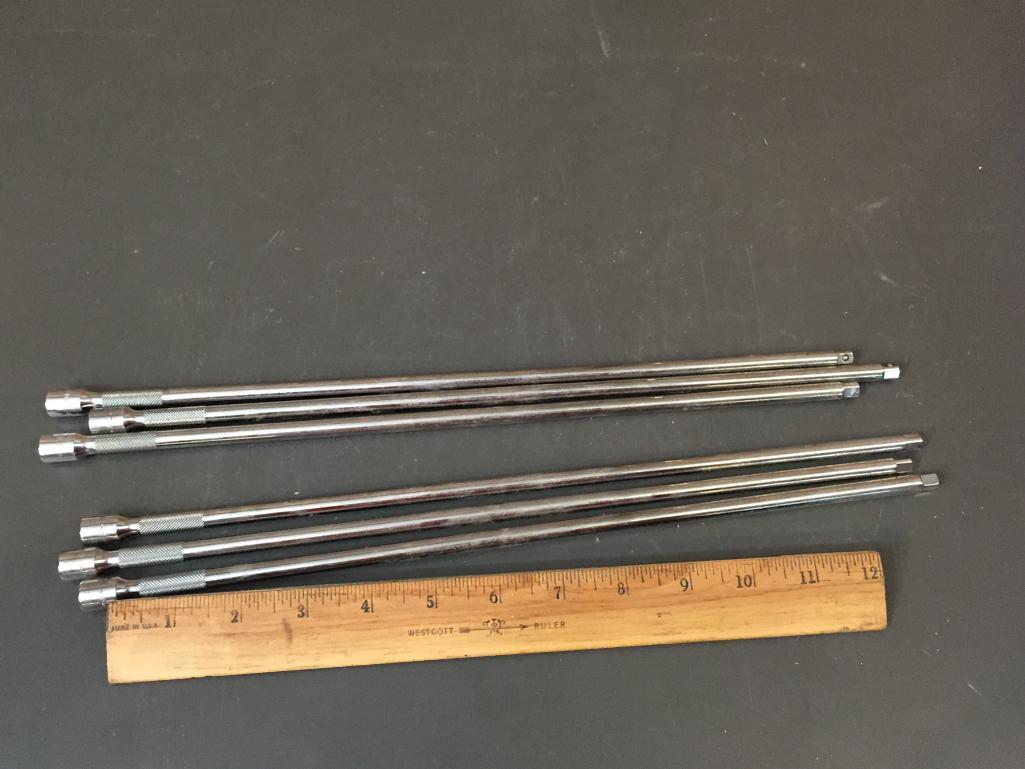 Snap-on TMXK140 1/4" Drive 14" Knurled Extension Bar 6pcs
