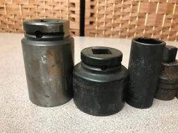 High Impact Sockets and Drive Adapters 15pcs