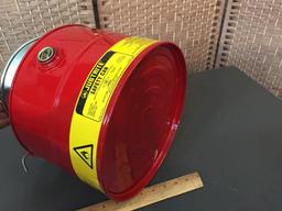Justrite No.10903 3 Gallon Drain Can Safety Can
