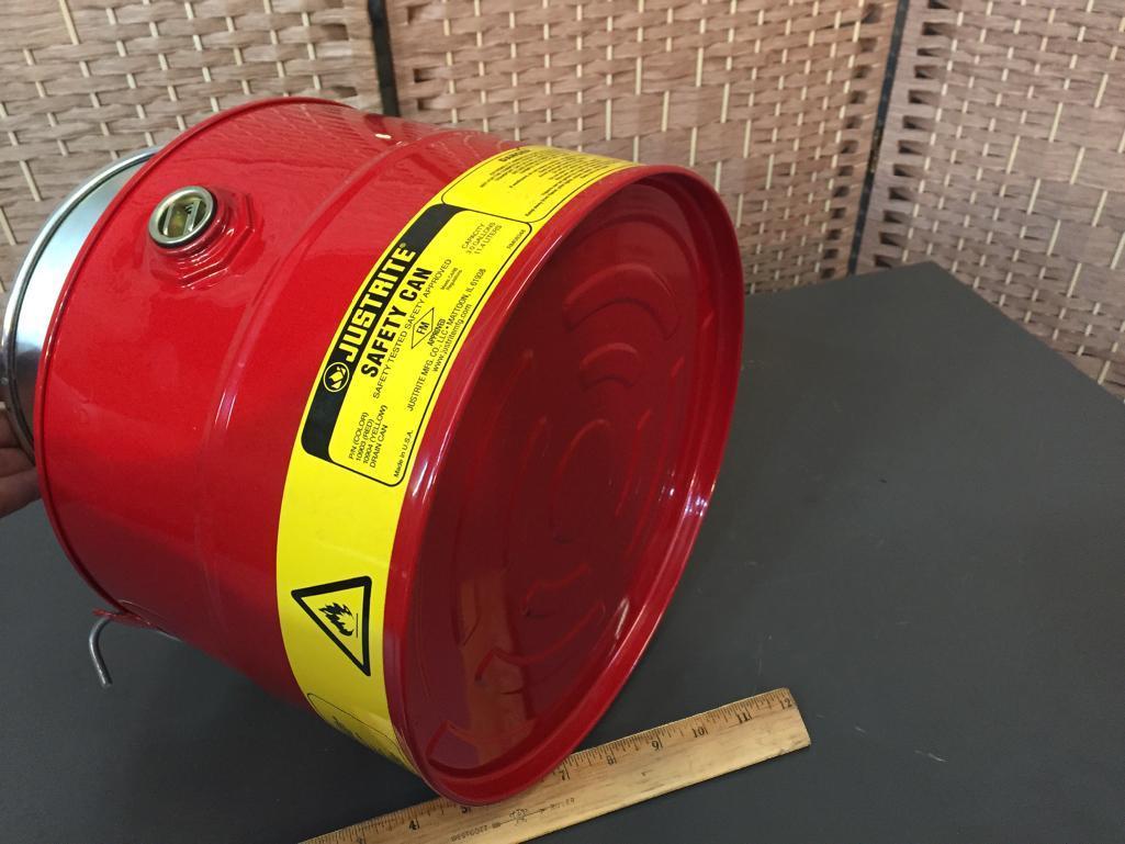Justrite No.10903 3 Gallon Drain Can Safety Can