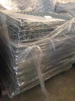 Pallet of Pallet Shelving Shelf Wire Racks approx 38pcs