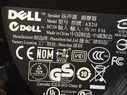Dell AX210 USB 2.0 Powered Speakers