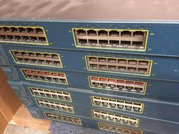 Cisco Catalyst 3550 Series 24 Port Intelligent Ethernet Switches - 6pcs
