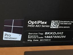 Dell Optiplex 7450 AIO 23.8" LCD Intel i7-7700 3.6GHz 8GB 500GB Wifi Bt Win 10 Desktop Computer