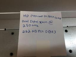 HP ProLiant DL380P Gen8 Dual Intel Xeon 2.5GHz 262GB NO HD Rackmount Server