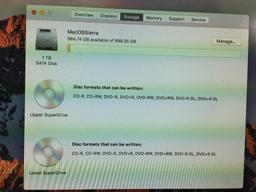 Apple A1289 MacPro5,1 Intel Quad-Core Xeon 2.4GHz 16GB 1TB 10.12.6 Mac Pro Wifi Desktop Computer
