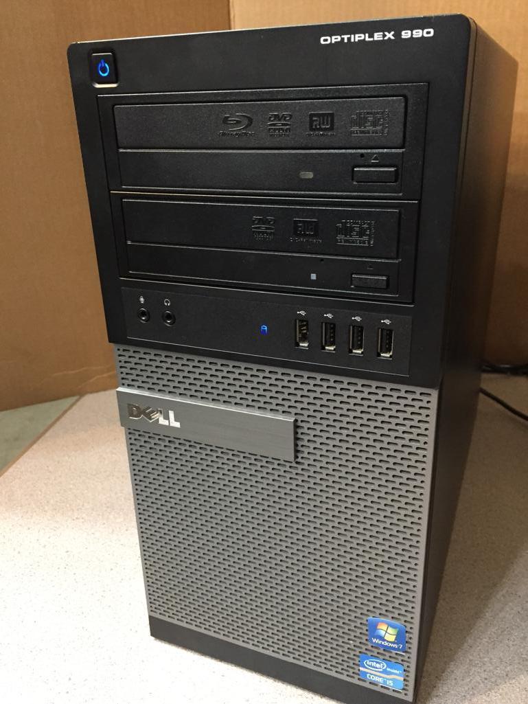 Dell Optiplex 990 Intel Core i5-2500 3.3GHz 16GB 250GB Windows 10 Pro Desktop Computer