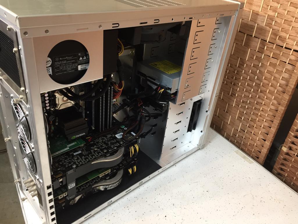 Intel Core 2 Quad 2.93GHz 4GB 1TB w/ 2 Geforce 8800 Ultra Liquid Cooled Desktop Computer Tower