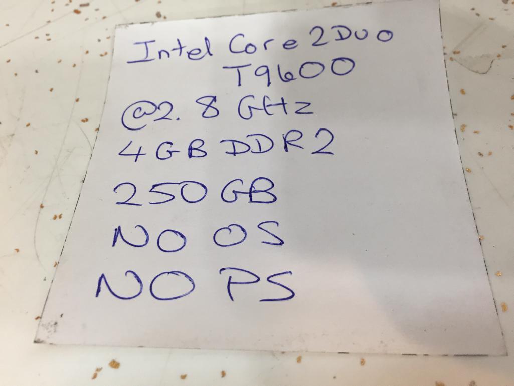 Dell Latitude E6500 Intel Core 2 Duo T9600 2.8GHz 4GB 250GB NO OS