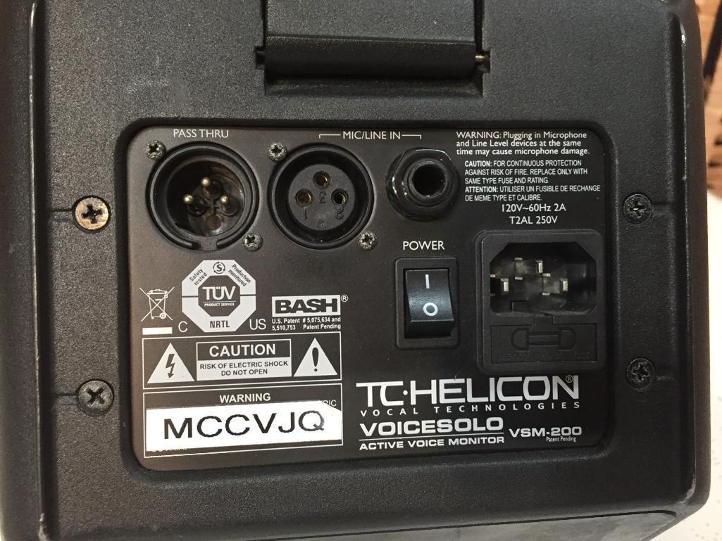 TC Helicon VSM-200 VoiceSolo Active Voice Monitor