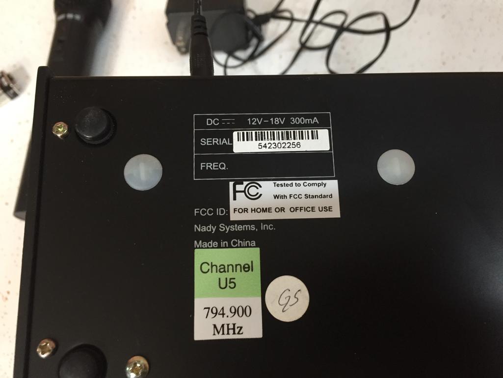 NADY UHF-10 UHF Wireless Microphone System