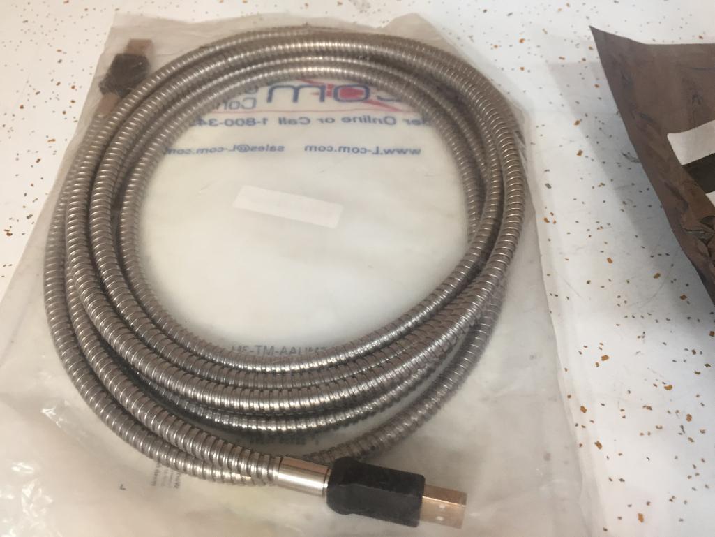 Assorted Cables USB & Monoprice Ironlink Cisco SFP-H10GB-CU2M-IL 10G SFP Cables - 11 pcs