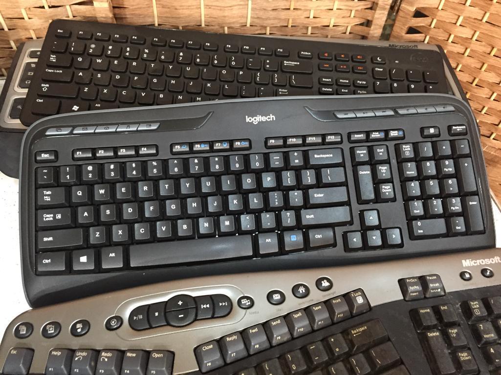 Assorted Wireless Keyboards & Mice Logitech Microsoft