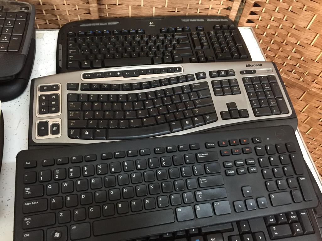 Assorted Wireless Keyboards & Mice Logitech Microsoft