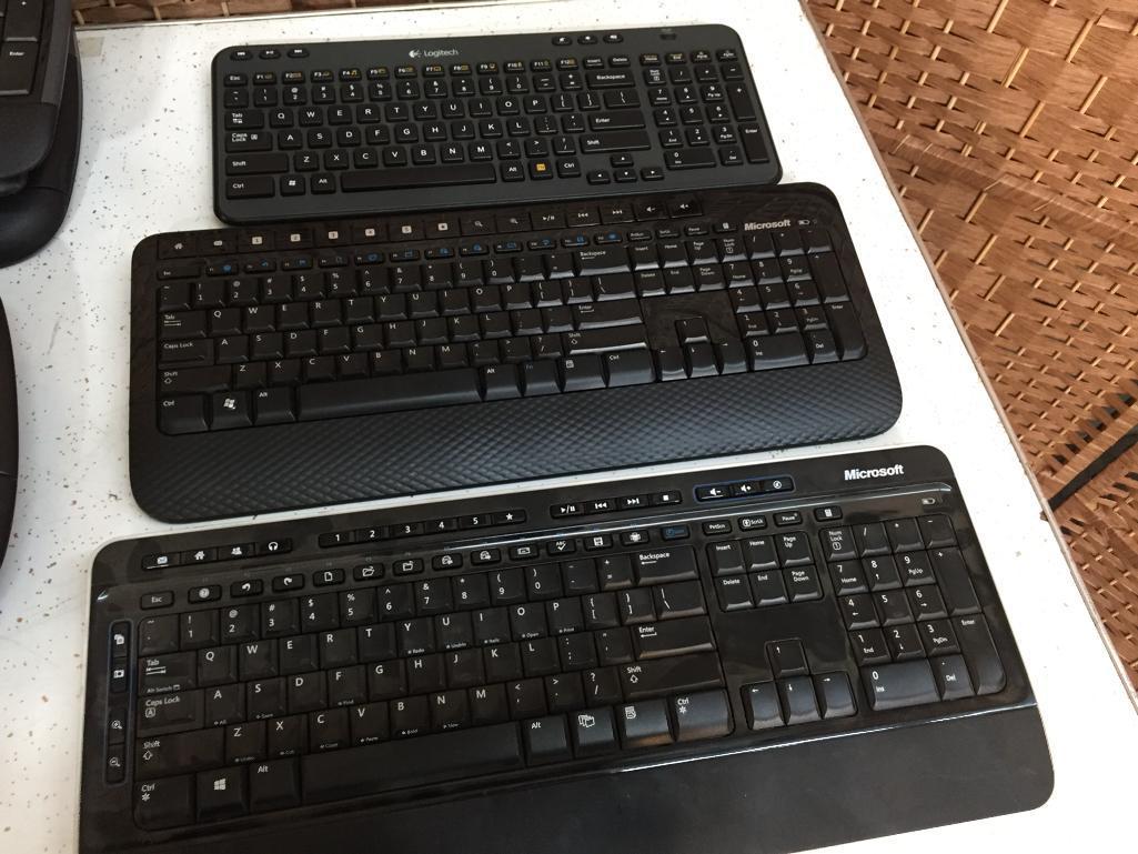 Assorted Wireless Keyboards & Mice Logitech Microsoft