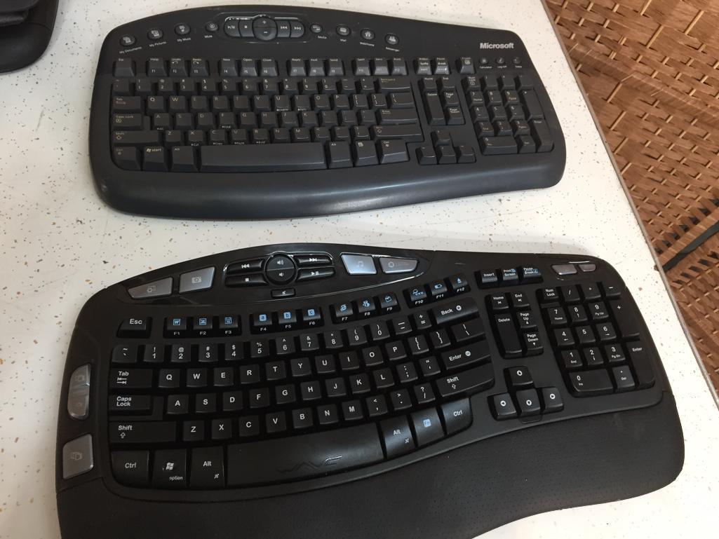 Assorted Wireless Keyboards & Mice Logitech Microsoft