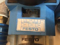 Custom Festo Hydraulic Filter / Pressure Control Panel