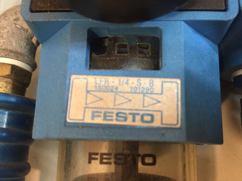 Custom Festo Hydraulic Filter / Pressure Control Panel