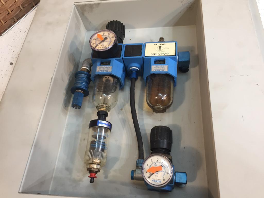 Custom Festo Hydraulic Filter / Pressure Control Panel